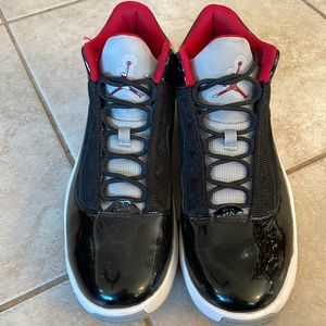 Air Jordan Mens Size 9.5 High Top Black Red Grey Basketball Shoes JumpMan 23